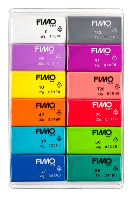 Klei Fimo soft colour pak à 12 briljante kleuren 2