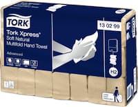 Handdoek Tork H2 Xpress Advanced multifold 2-laags 213x240mm 21x180 vel naturel 130299 5