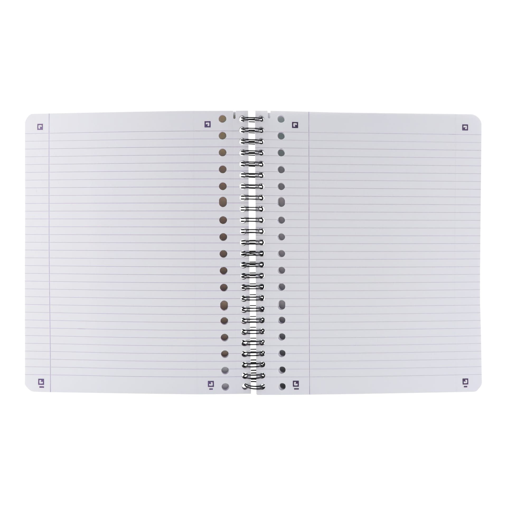 Collegeblok Oxford School A5+ lijn 17-gaats 160 pagina's 80gr voordeelpak assorti 3 stuks 2