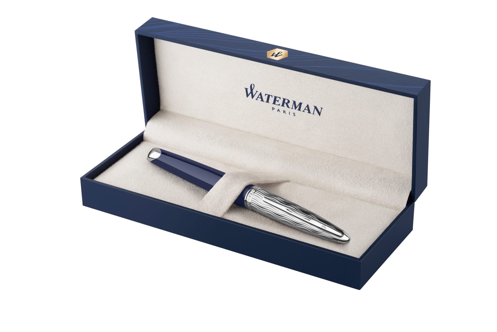 Vulpen Waterman Carène L'essence du blue deLuxe CT medium 2
