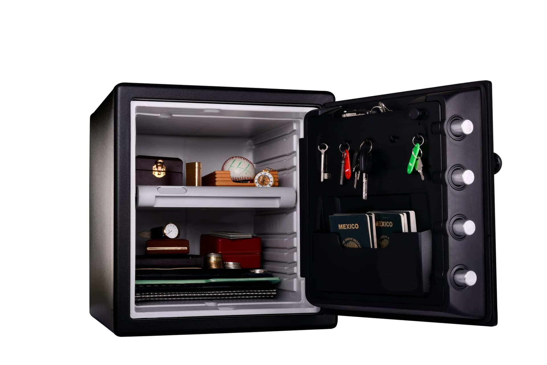 Kluis MasterLock brandvrij en waterdicht electronisch combi-slot XL zwart ZA43 5