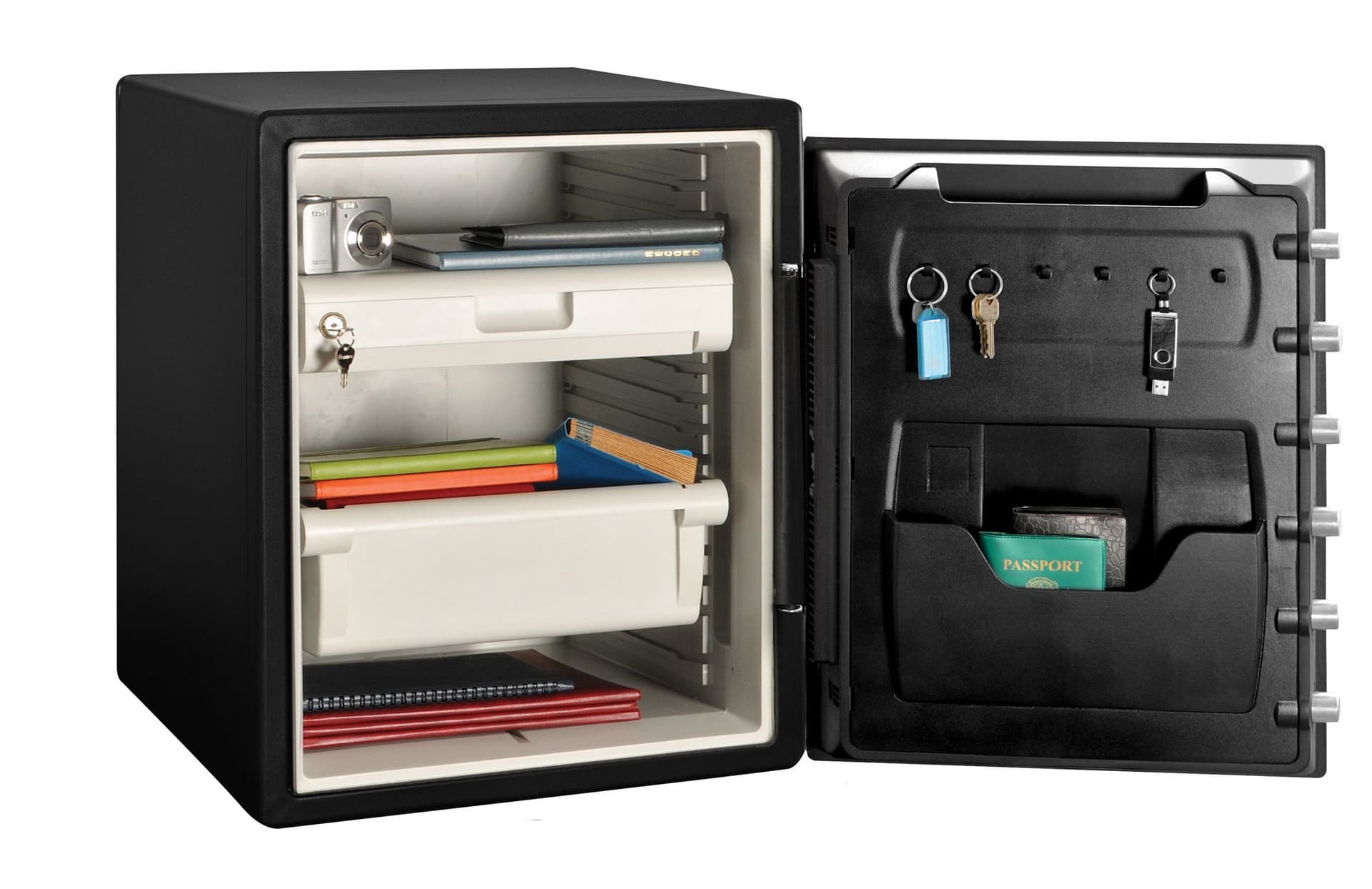 Kluis MasterLock brandvrij en waterdicht electronisch combi-slot XXL zwart ZA62 3