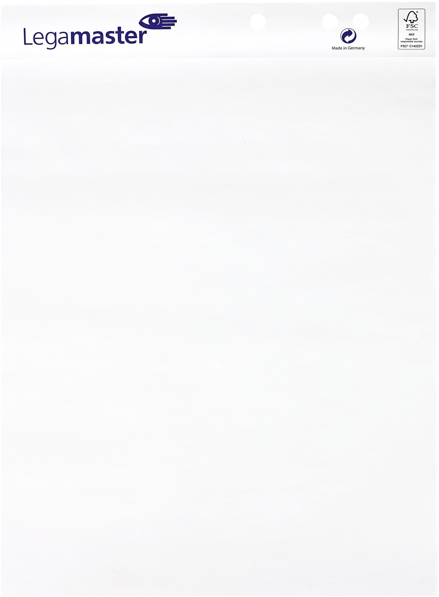 Flipoverpapier Legamaster blanco 20vel 5stuks 2