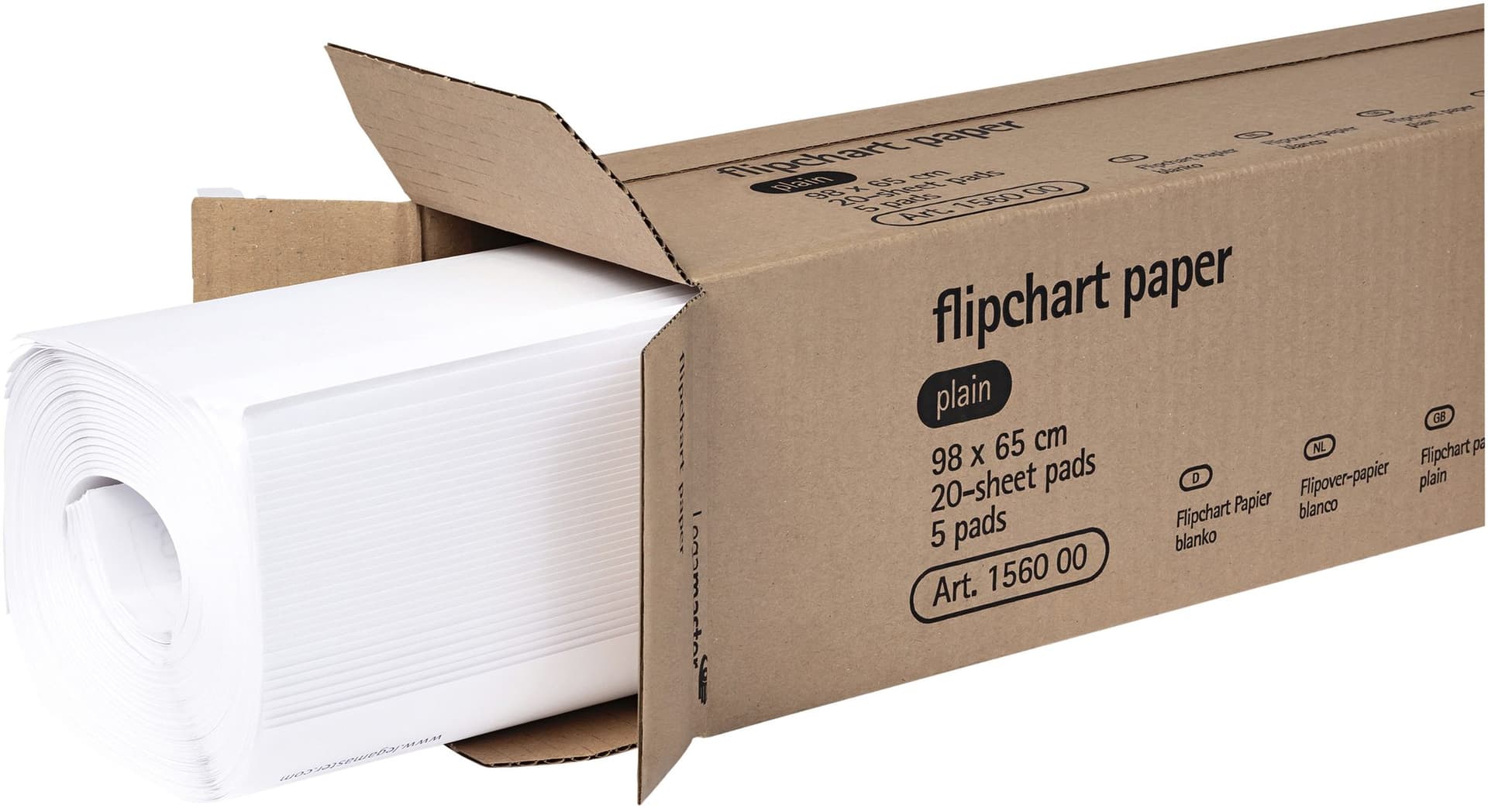 Flipoverpapier Legamaster blanco 20vel 5stuks 4