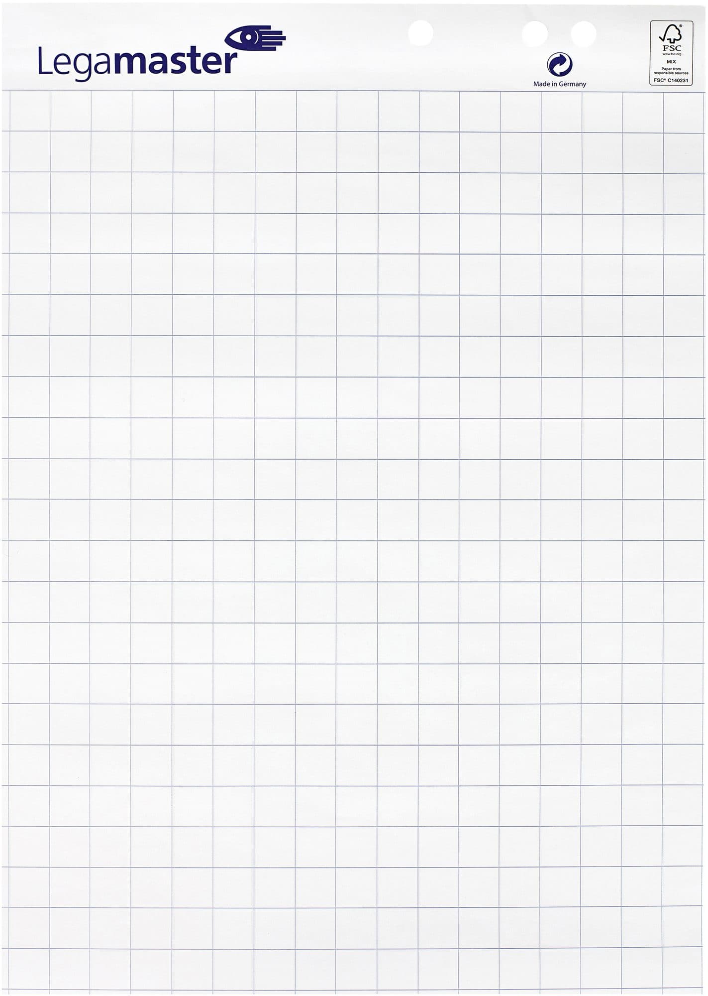 Flipoverpapier Legamaster ruit 20vel 5stuks 2