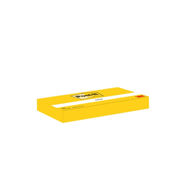 Memoblok Post-it 653 38x51mm geel 3 stuks 4