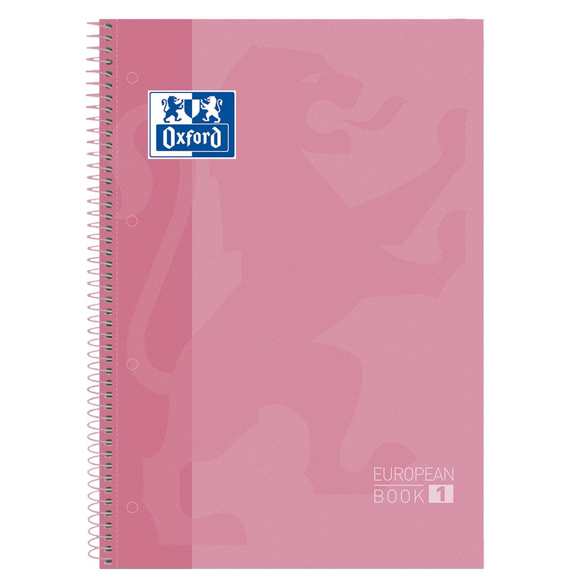 Notitieboek Oxford Classic Europeanbook A4+ 4-gaats lijn 160 pagina's roze