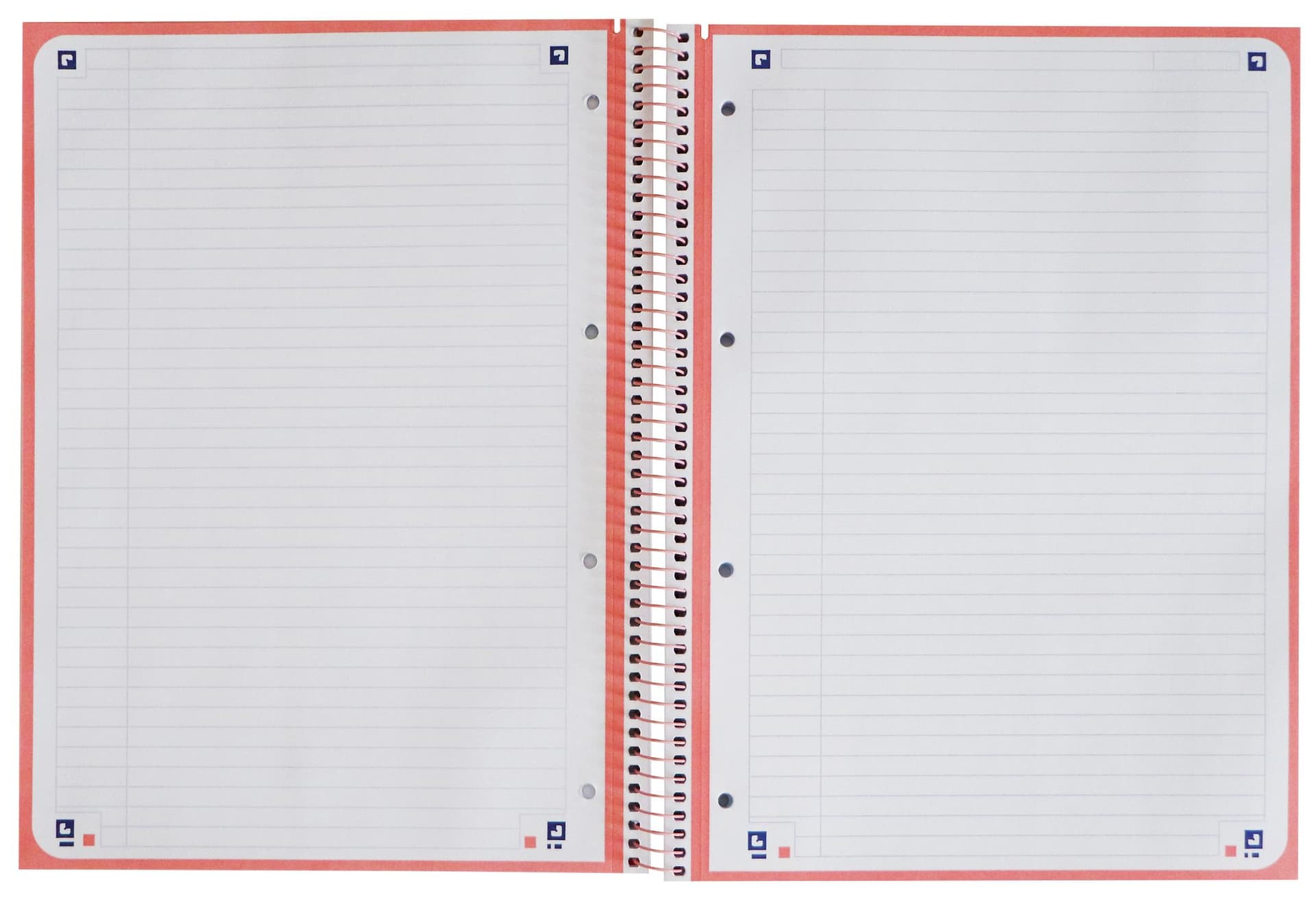 Notitieboek Oxford Classic Europeanbook A4+ 4-gaats lijn 160 pagina's roze 3