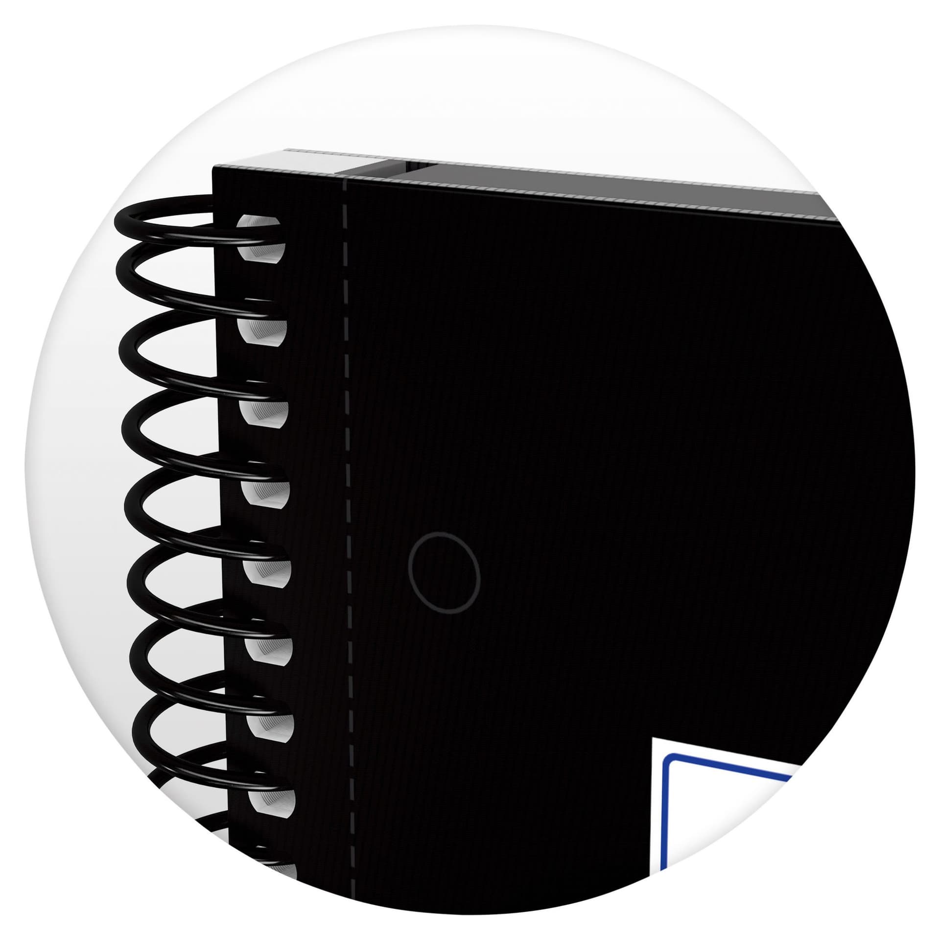 Notitieboek Oxford Classic Europeanbook A4+ 4-gaats ruit 160 pagina's zwart 2