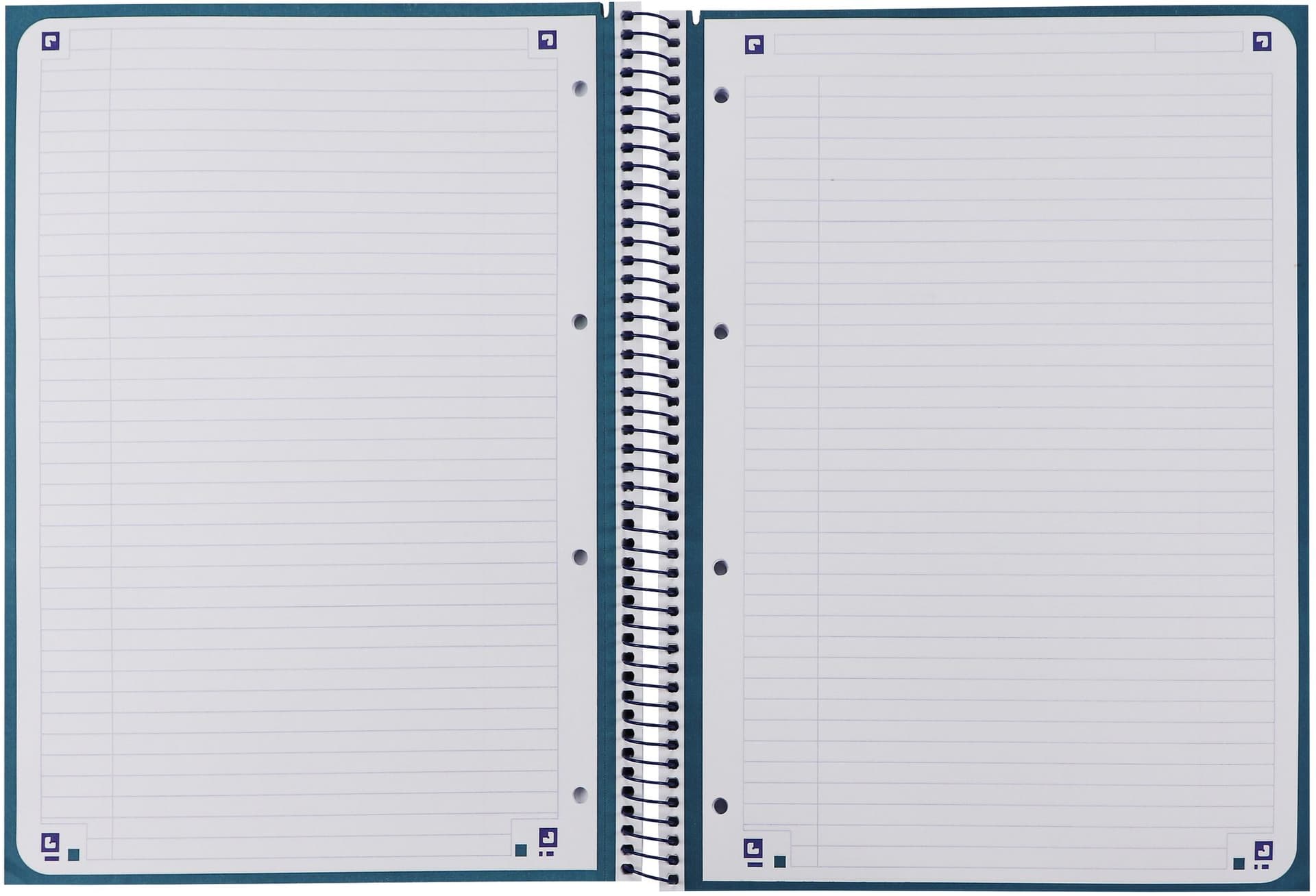 Notitieboek Oxford Classic Europeanbook A4+ 4-gaats lijn 160 pagina's donkerblauw 3