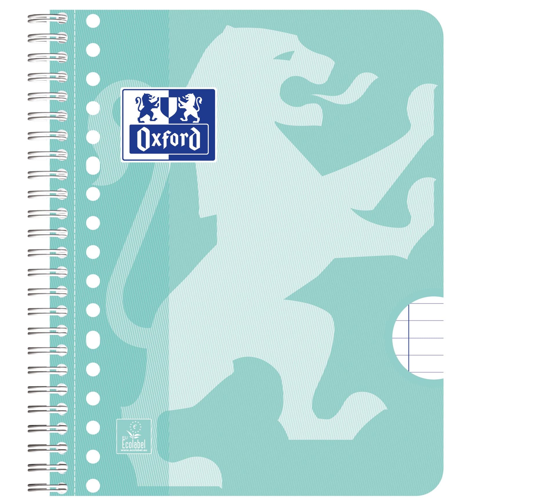 Collegeblok Oxford School A5+ lijn 17-gaats 160 pagina's 80gr pastel assorti 3 stuks 4