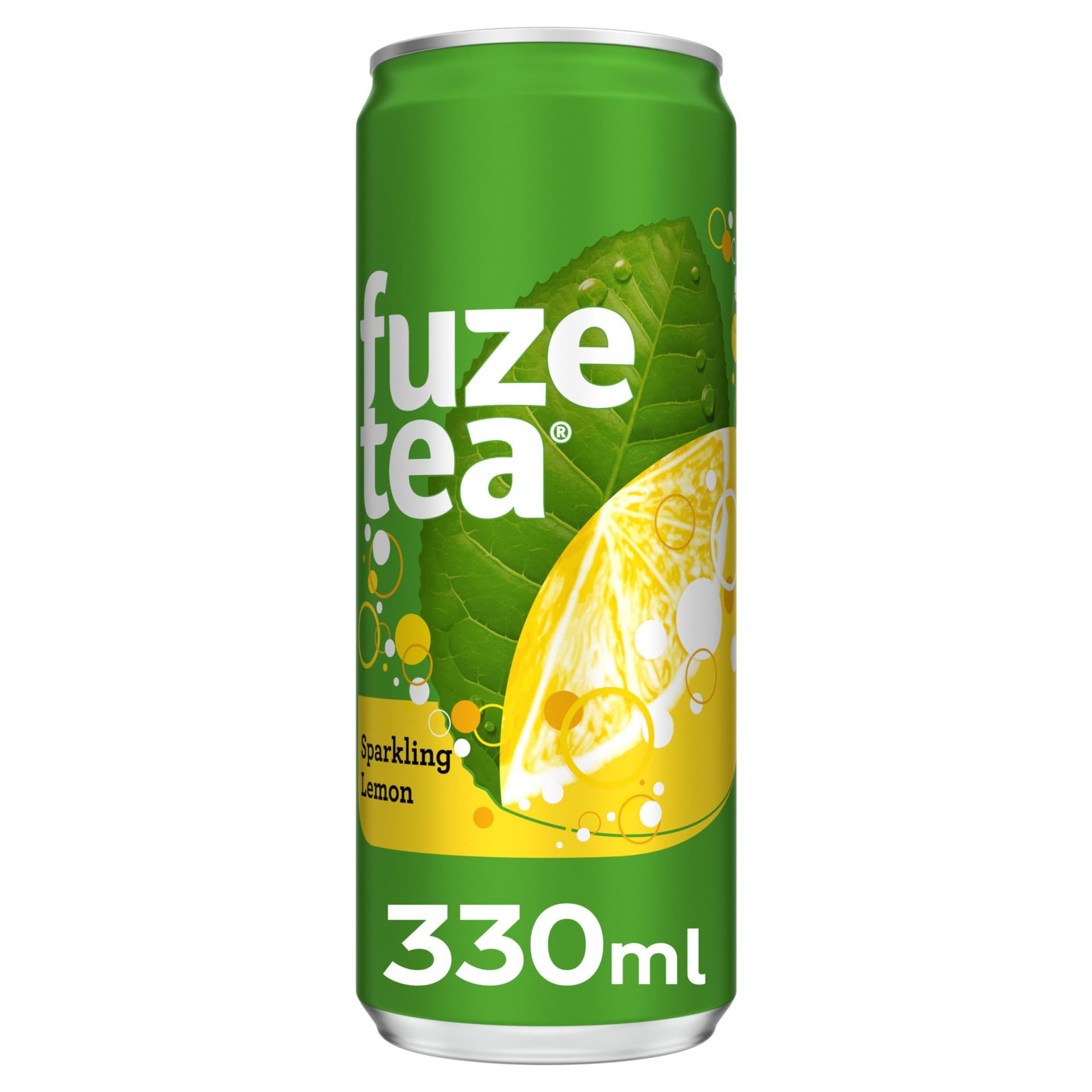 Frisdrank Fuze Tea Black Tea sparkling lemon blik 330ml 2