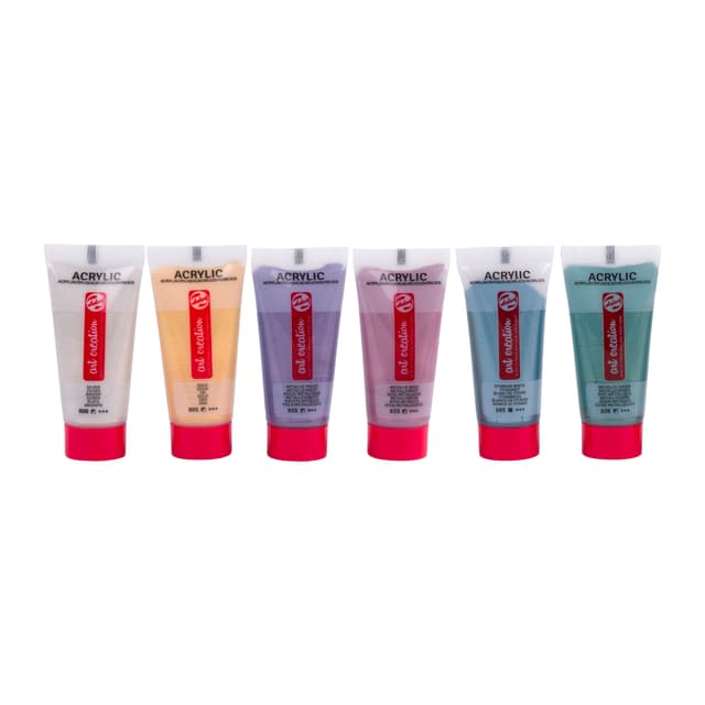 Acrylverf Talens Art Creation metallic assorti 6 tubes à 12ml 2