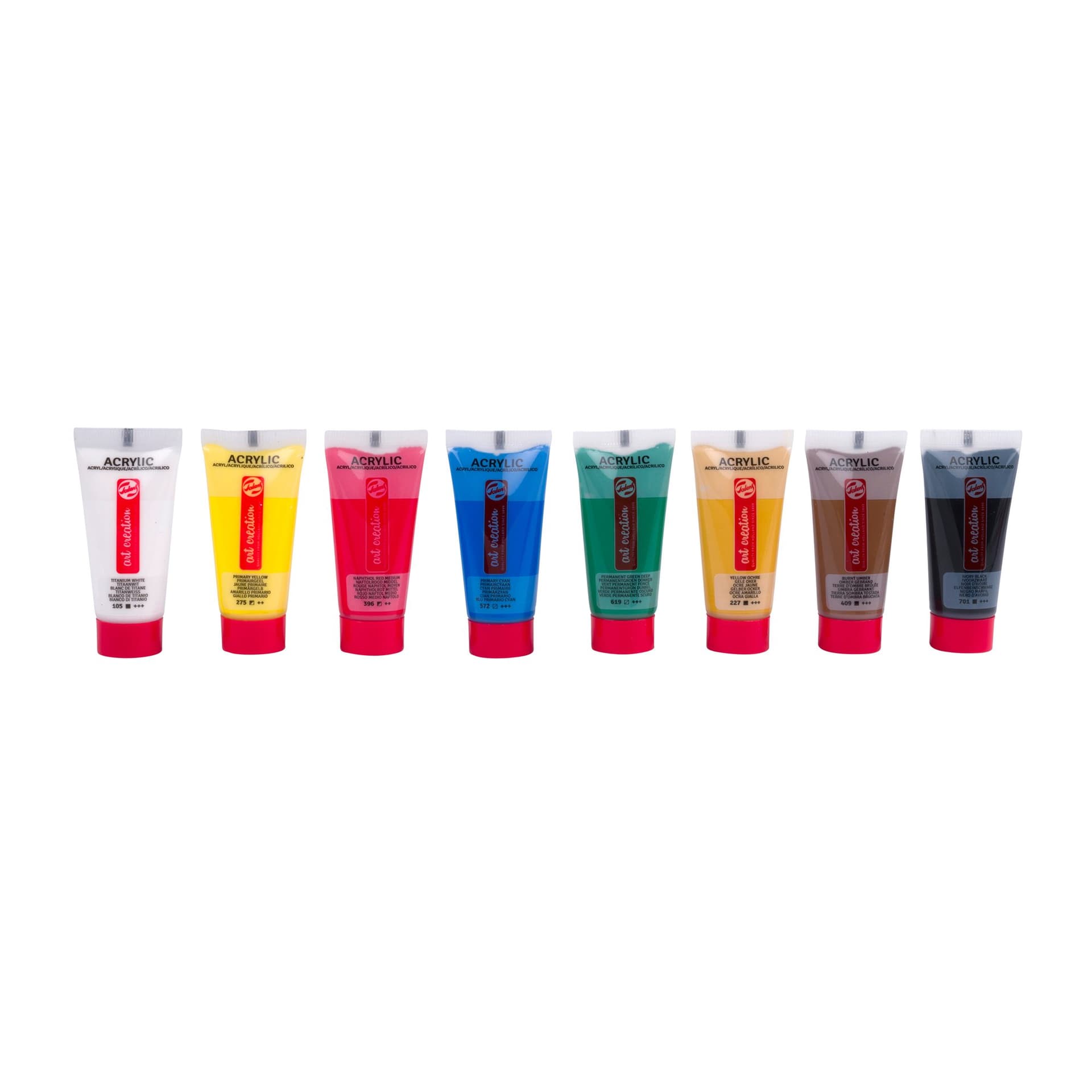 Acrylverf Talens Art Creation assorti 8 tubes à 12ml 3