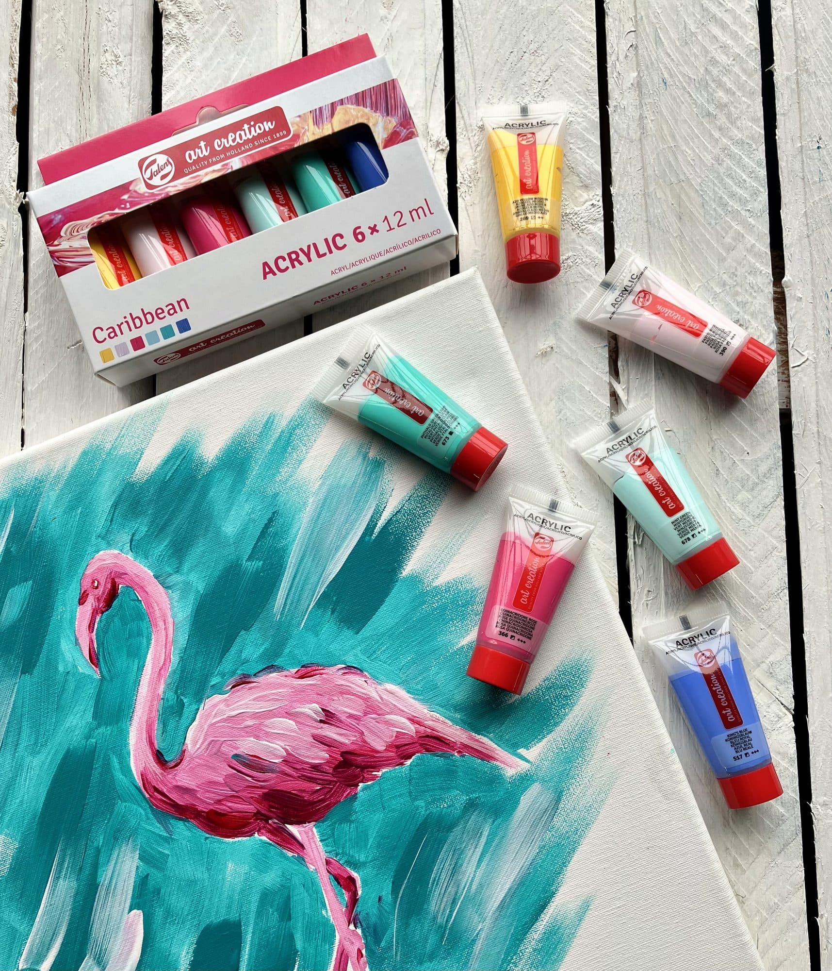 Acrylverf Talens Art Creation Caribbean assorti 6 tubes à 12ml 4