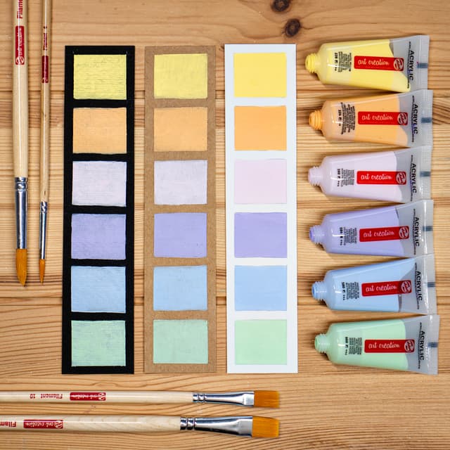Acrylverf Talens Art Creation pastel assorti 6 tubes à 12ml 5