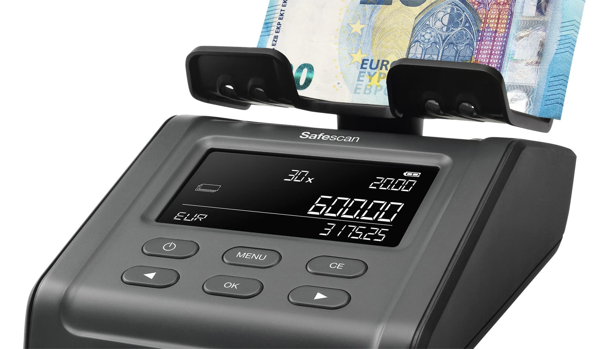 Geldtelweegschaal Safescan 6165 zwart 3