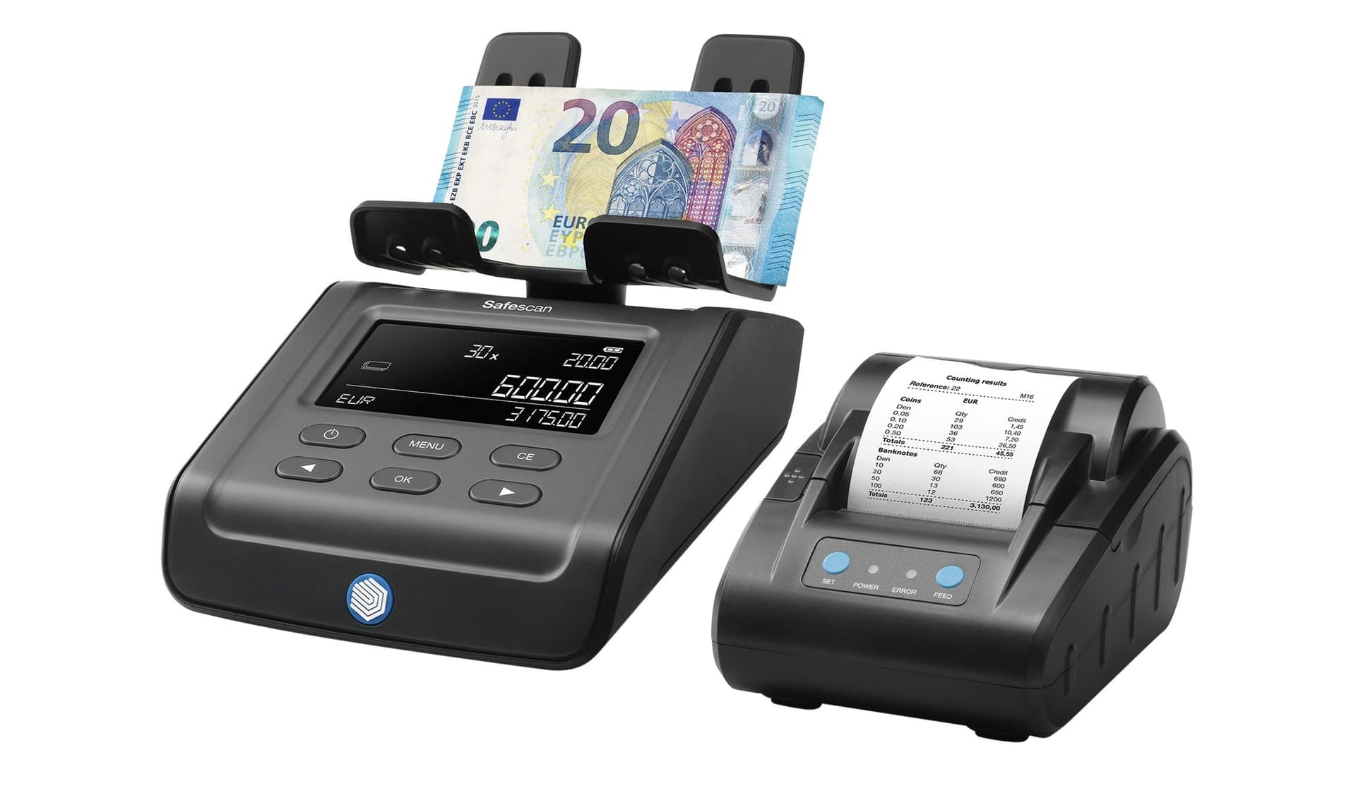Geldtelweegschaal Safescan 6165 zwart 5