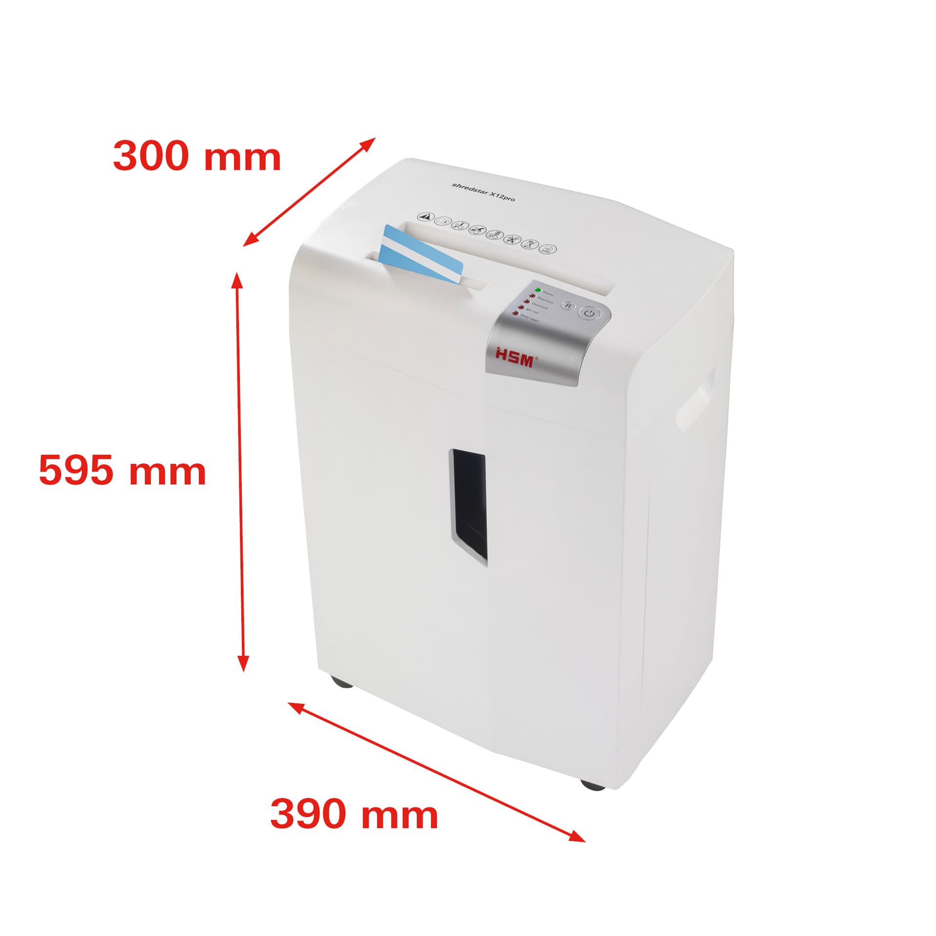 Papiervernietiger HSM shredstar X12pro snippers 2x15mm 2