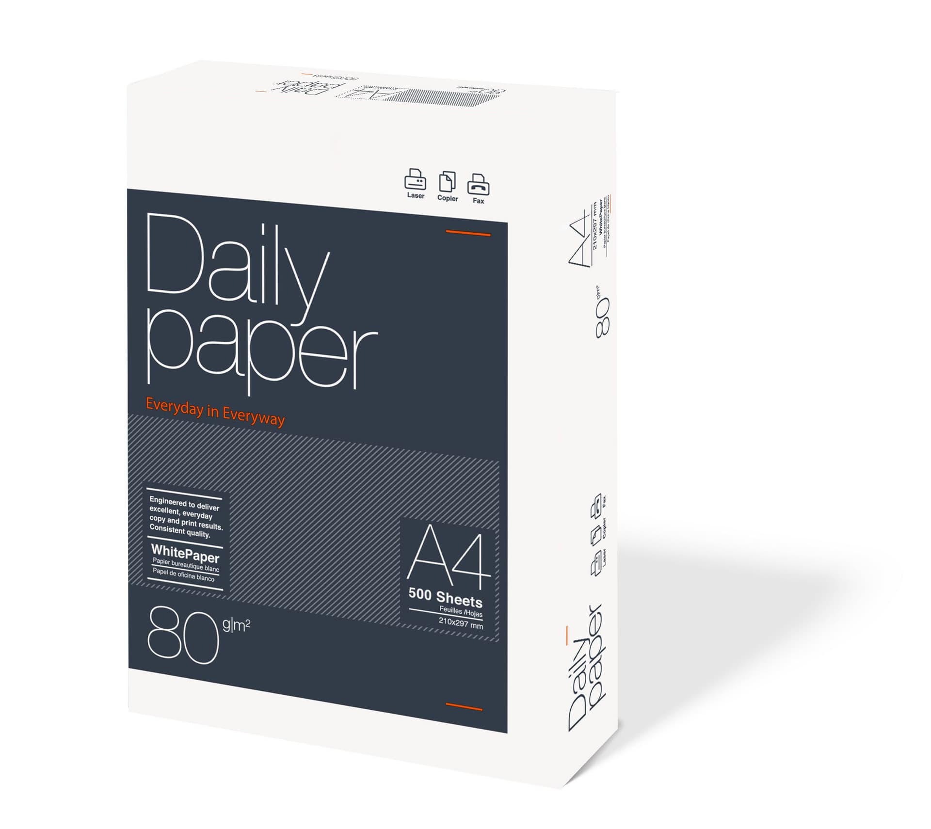 Kopieerpapier Daily Paper A4 80gr wit 500 vel 2