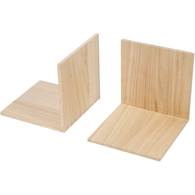 Boekensteun Creativ Company hout 15x15x15cm 2