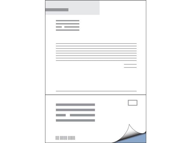 Retourlabel DHL IEZZY A4 1.000 vel 210x102mm 1000 labels 2