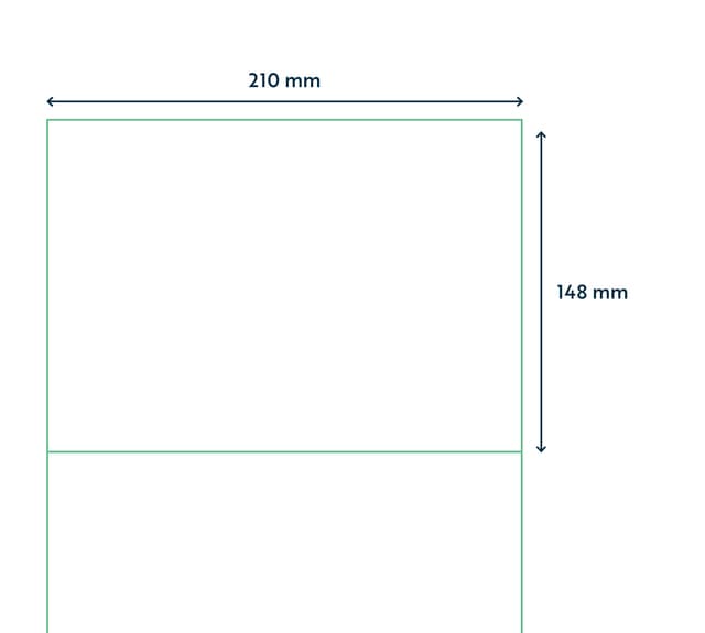 Etiket Qbasic A4 1.000 vel 210x148mm 2000 labels 2