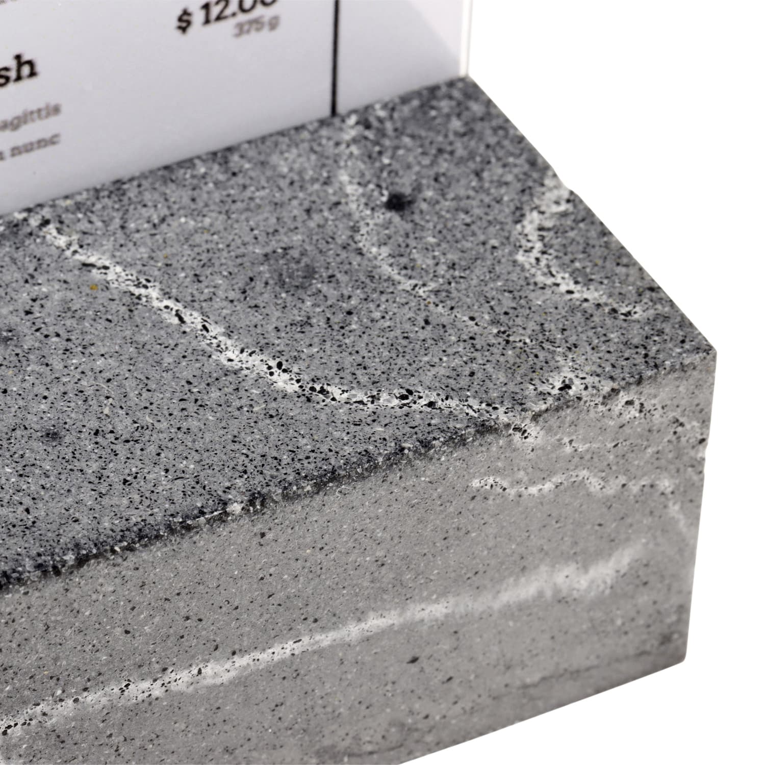 Kaarthouder Europel A4 Polystone antraciet 5