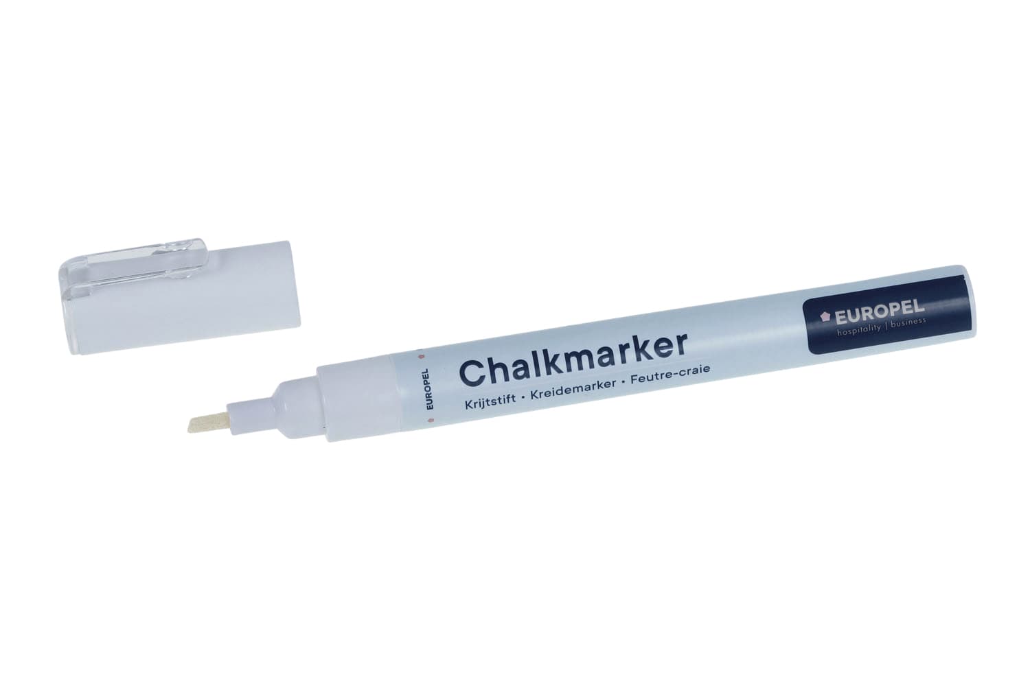 Krijtstift Europel 3mm wit blister 1 stuk 2