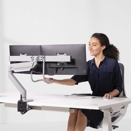 Monitorarm Fellowes Eppa Crossbar zilver 5