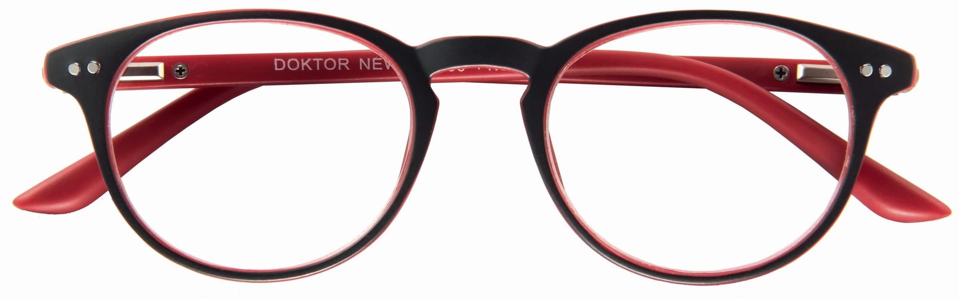 Leesbril I Need You +1.50 dpt Dokter New grijs-rood