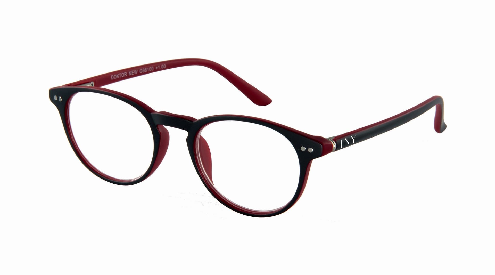 Leesbril I Need You +1.50 dpt Dokter New grijs-rood 3