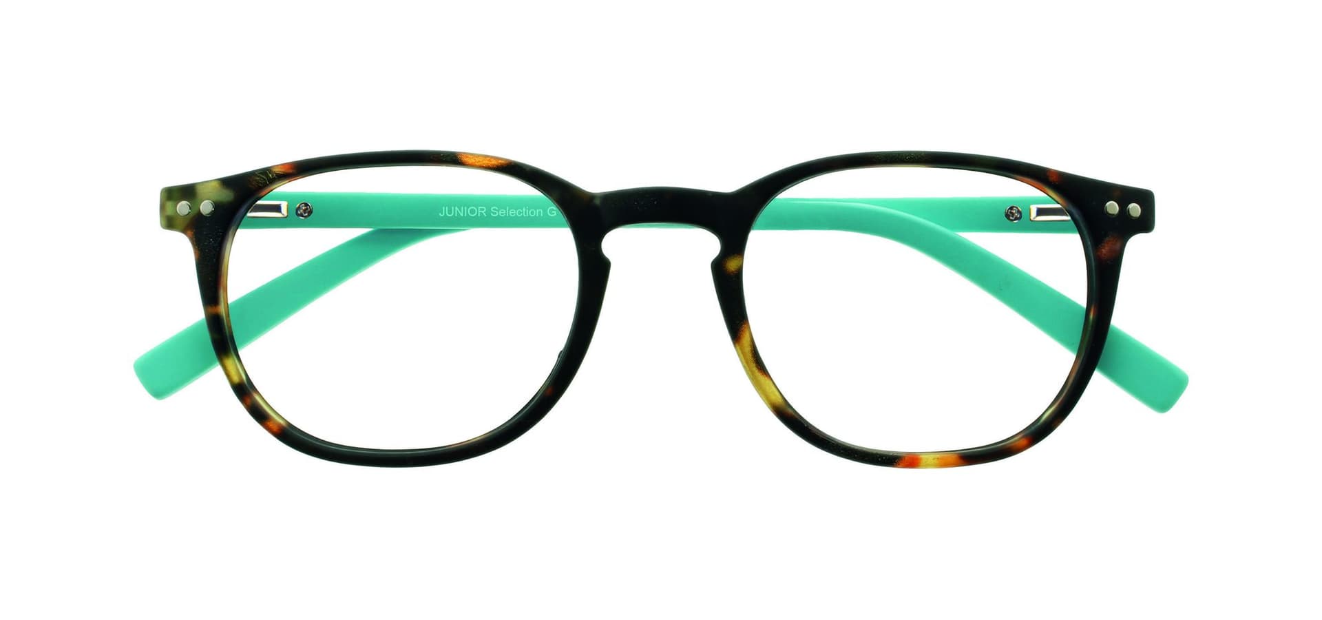 Leesbril I Need You +1.00 dpt Junior Selection bruin-turquoise