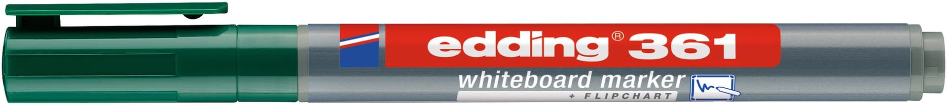 Whiteboardmarker edding 361 rond 1mm groen 2