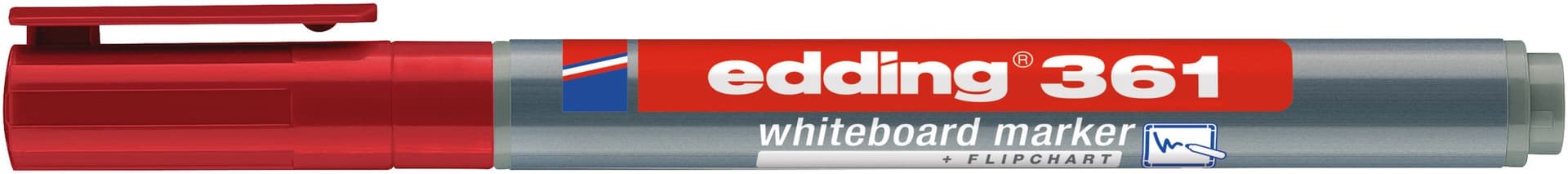 Whiteboardmarker edding 361 rond 1mm rood 2