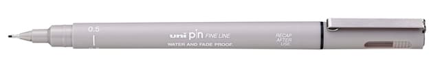 Fineliner Uni-ball Pin 0.5mm lichtgrijs