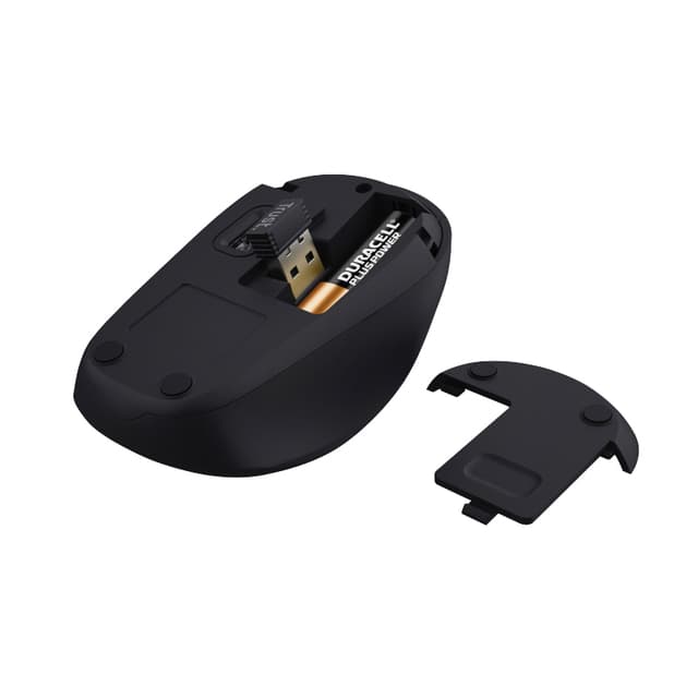 Muis Trust Yvi+ draadloos eco zwart 4