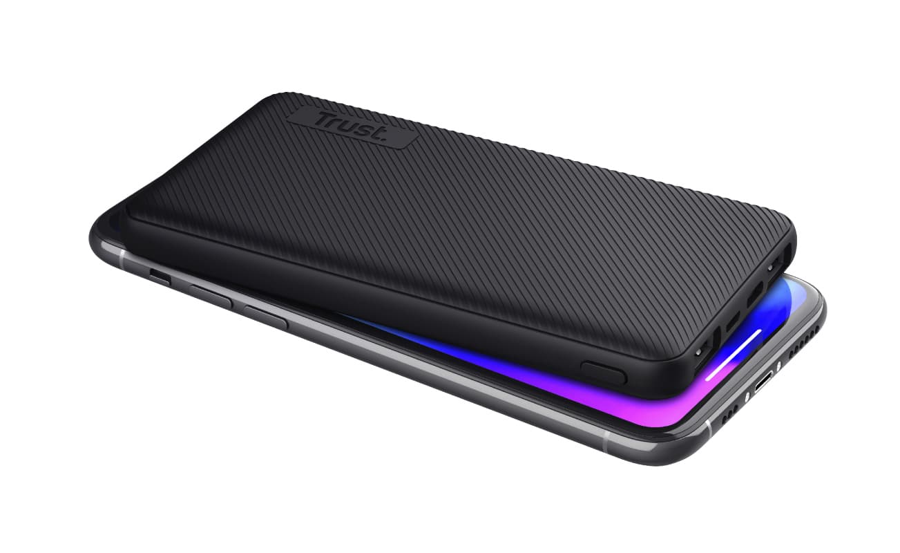 Powerbank Trust Primo 10.000 mAh eco zwart 2