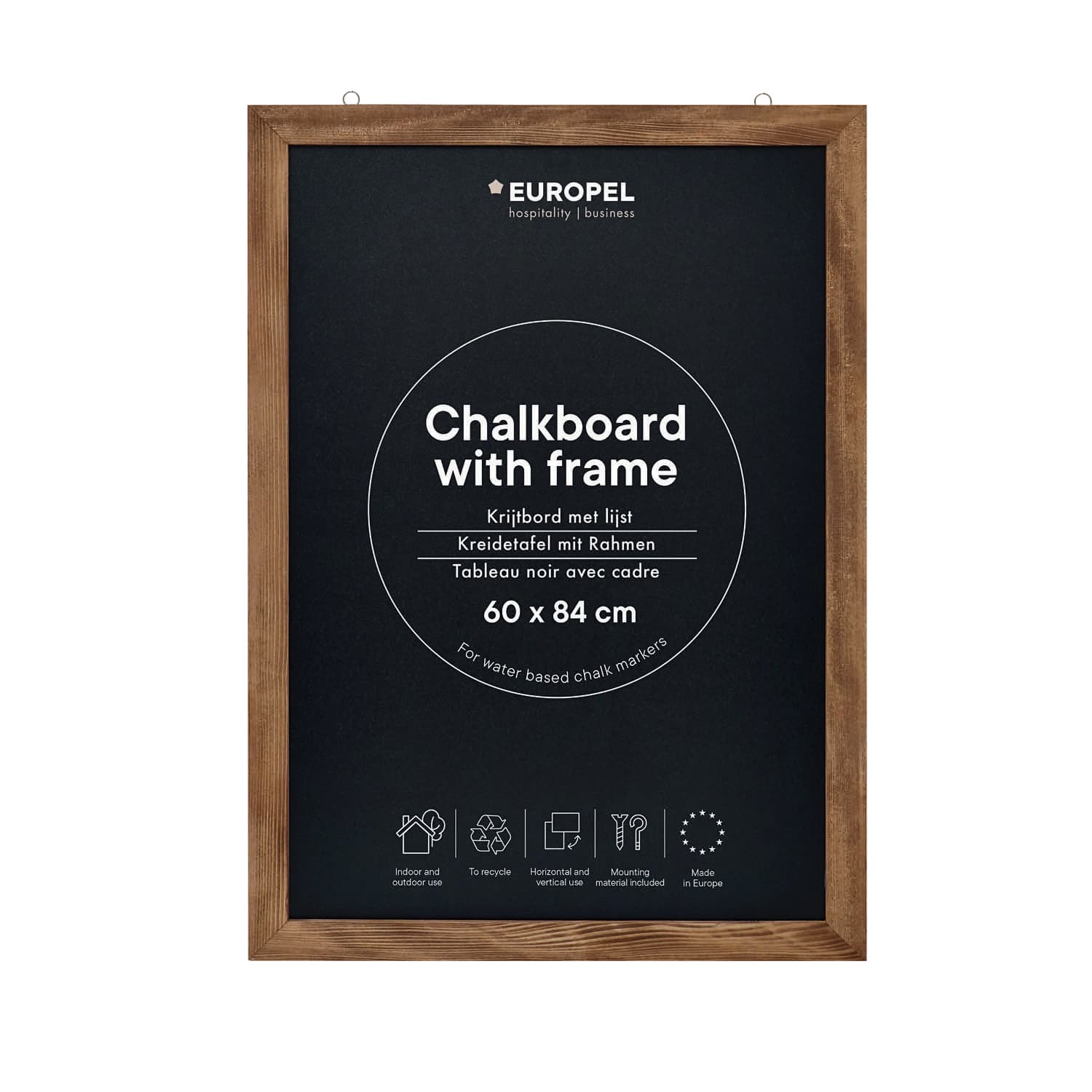 Krijtbord Europel met lijst 60x84cm natural 5