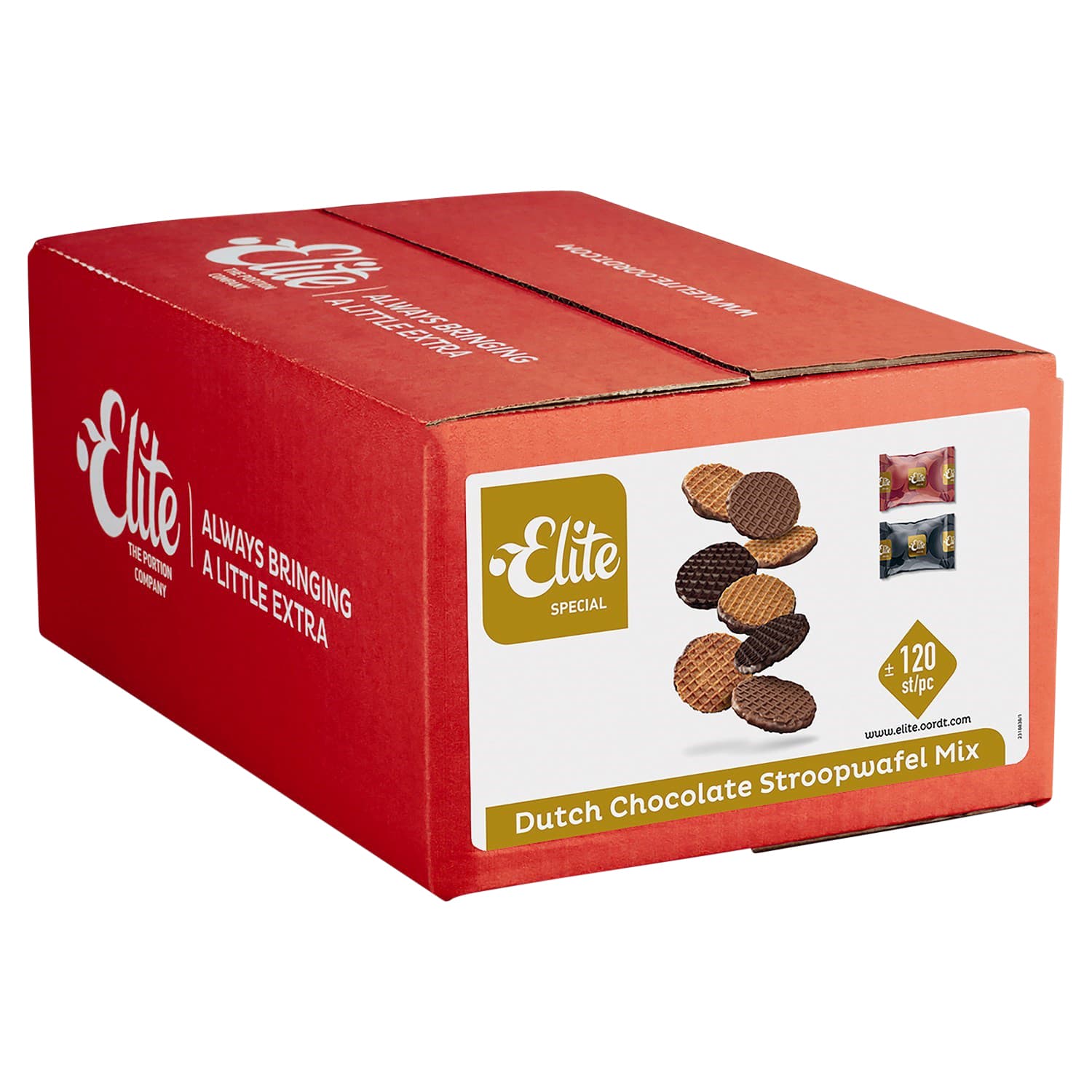 Koekjes Elite Special Dutch chocolate stroopwafelmix 120 stuks 2