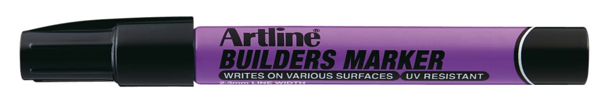 Viltstift Artline Professional builders zwart 2