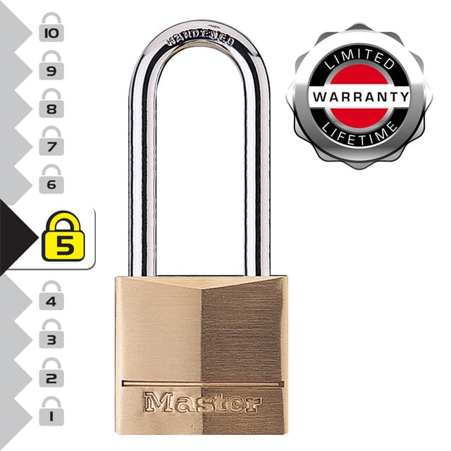 Hangslot MasterLock beugel 51mm messing 40mm 2