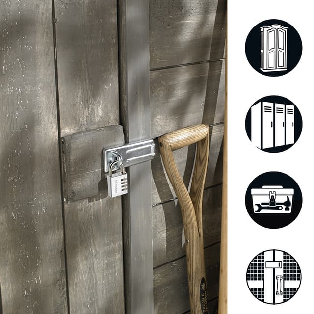 Hangslot MasterLock overval + aluminium 40mm 4