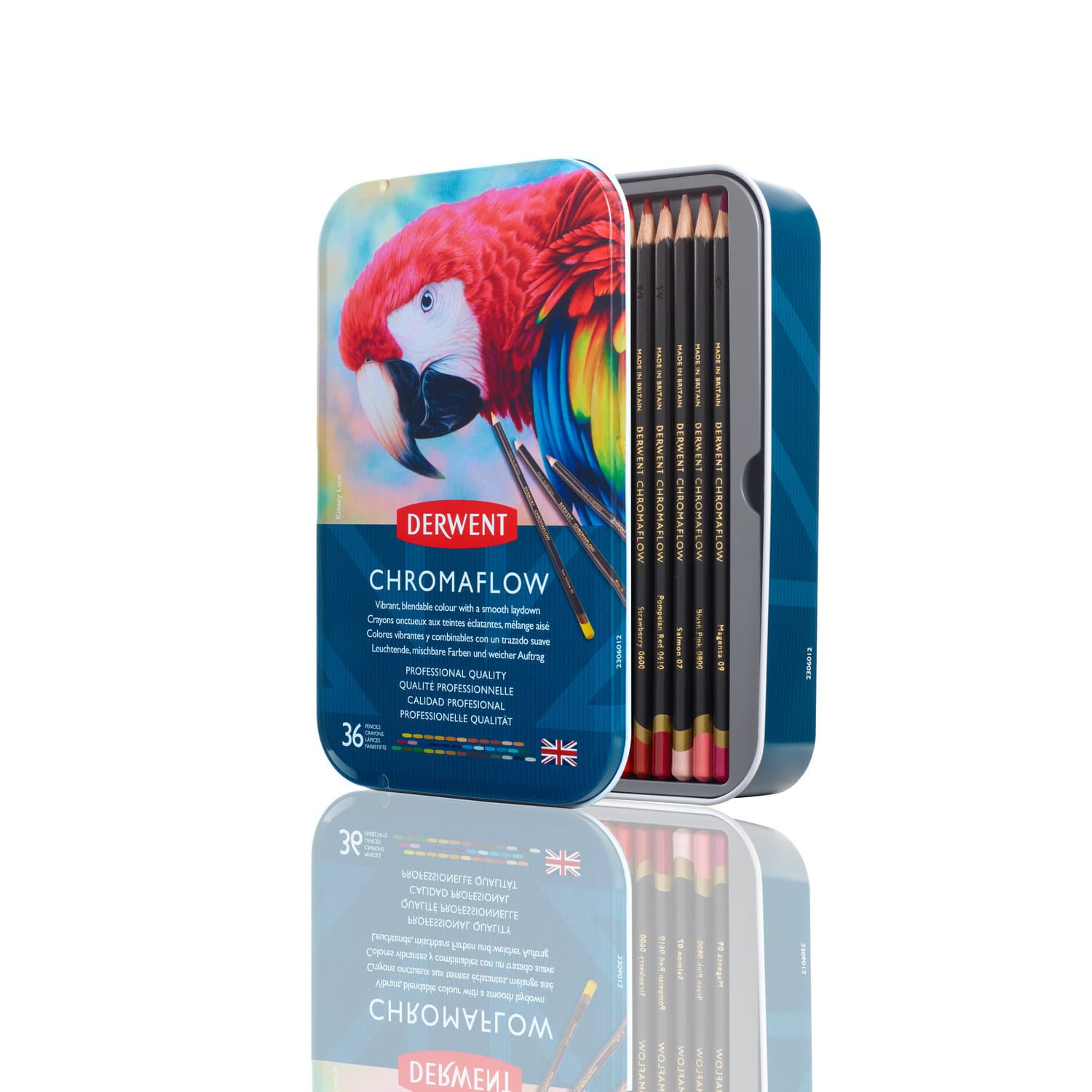 Kleurpotloden Derwent Chromaflow set à 36 kleuren 2