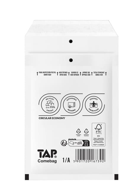 Envelop TAP Comebag luchtkussen nr11 120x175mm 200 stuks