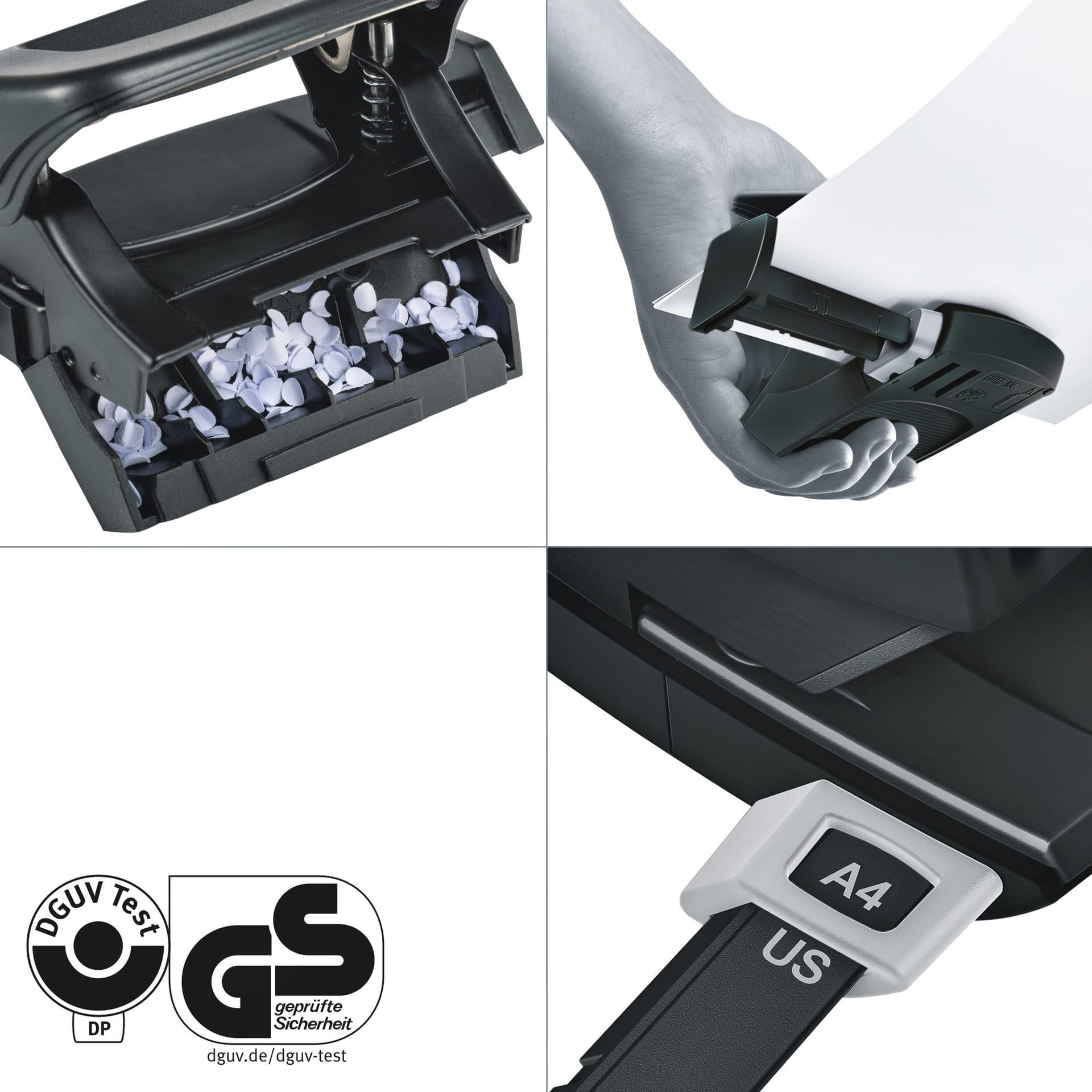 Perforator Leitz Nexxt  Recycle mini 10 vel zwart 5