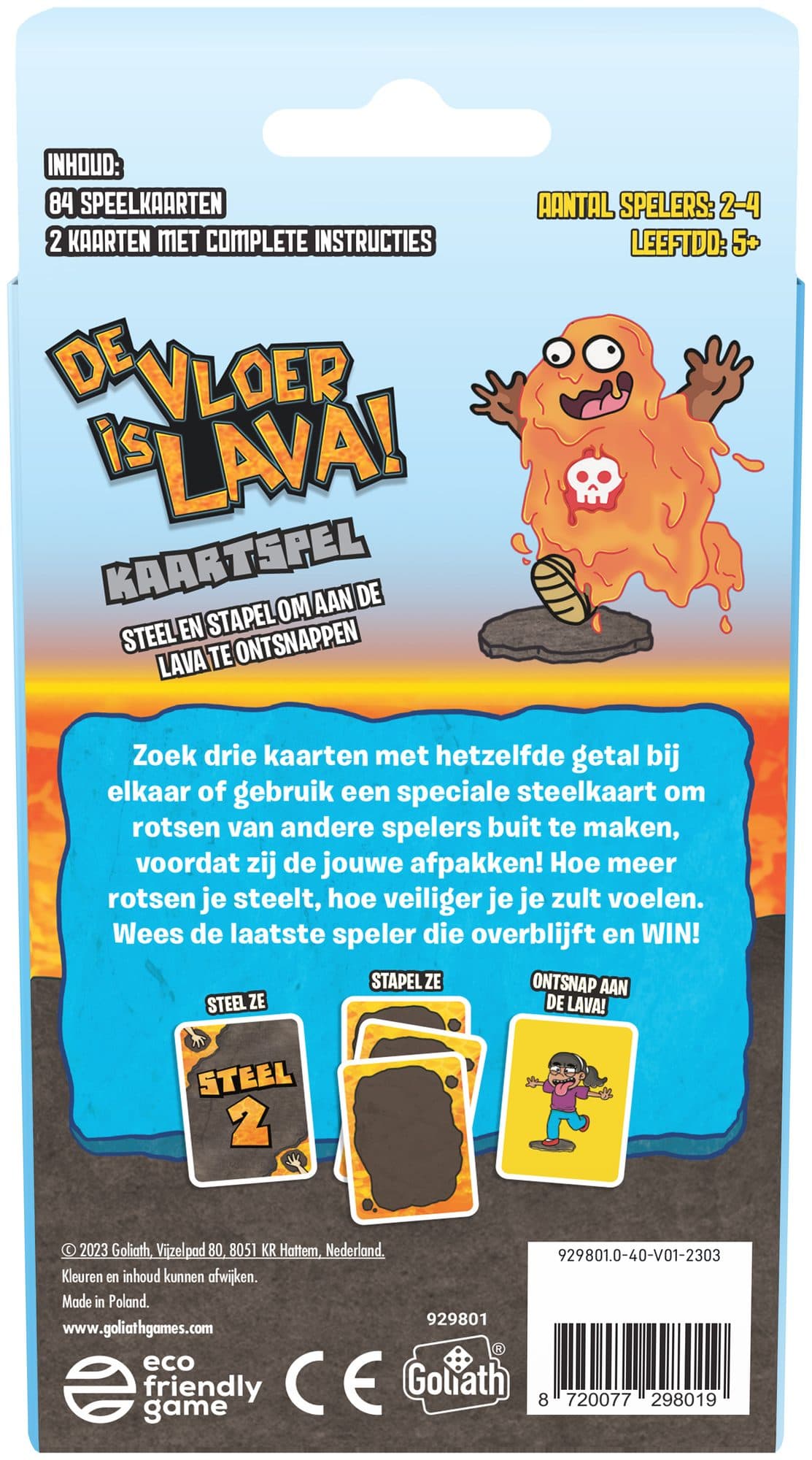 Kaartspel De vloer is lava. 3
