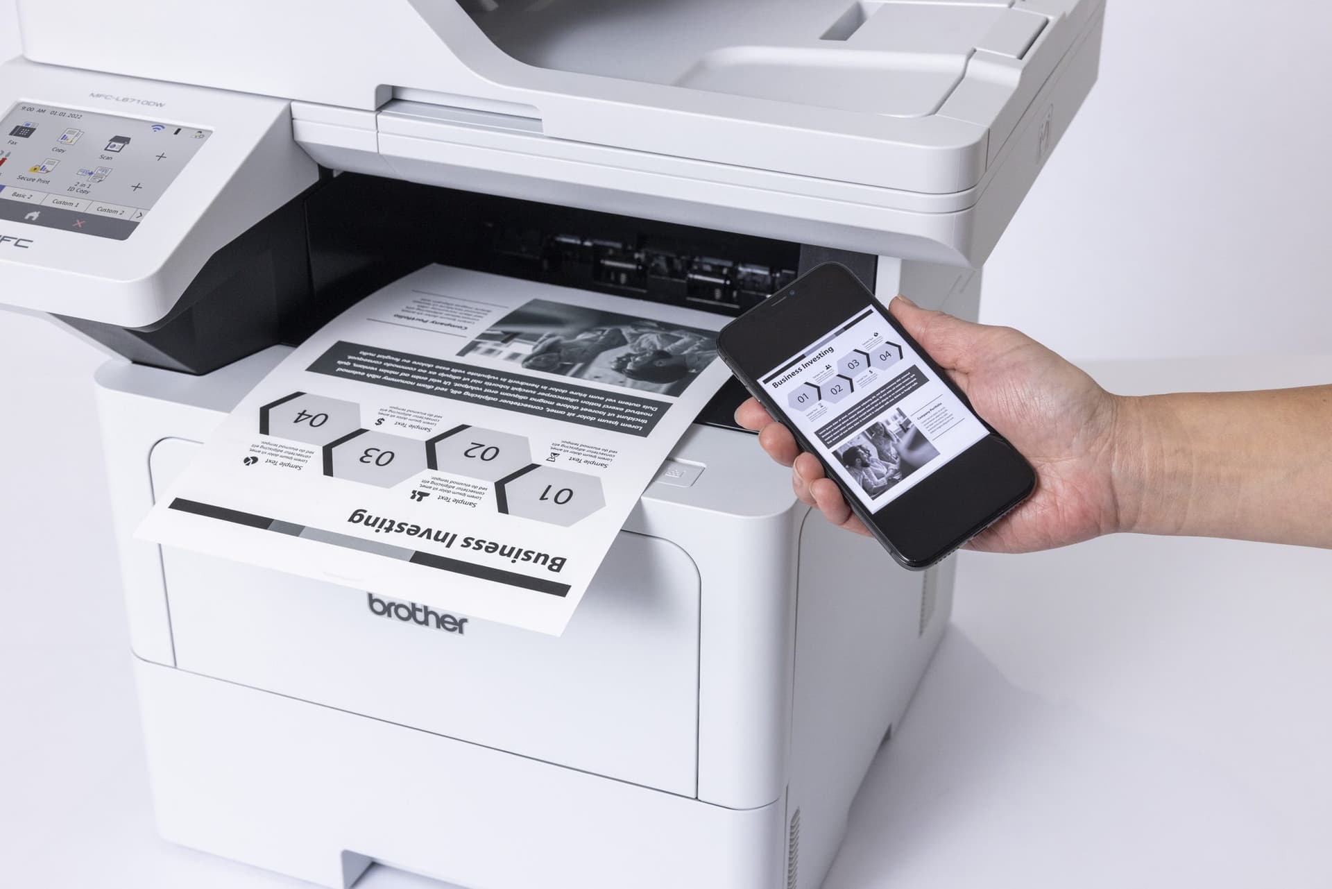 Multifunctional Laser printer Brother MFC-L6710DW 5