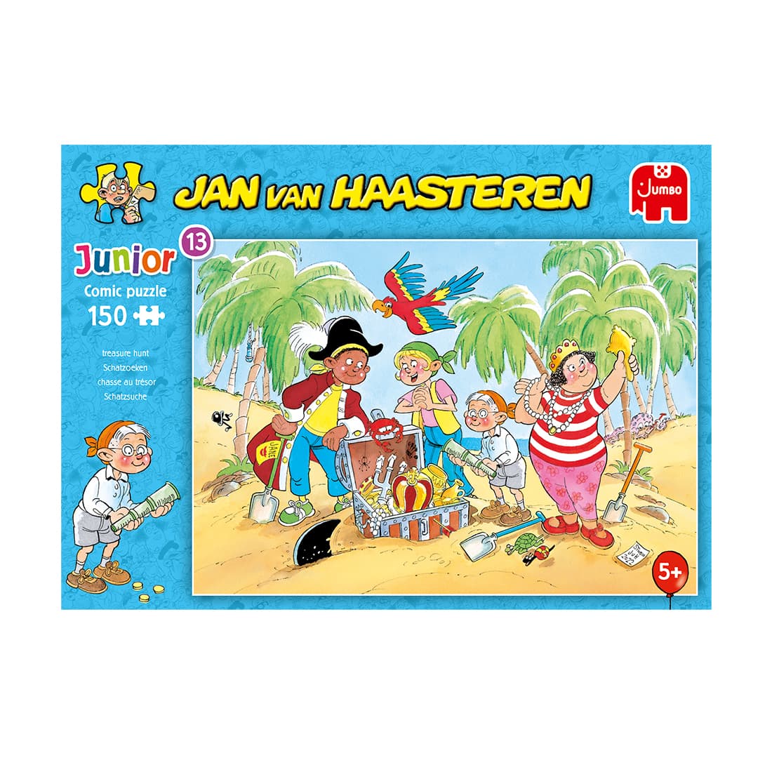 Puzzel Jan van Haasteren Junior 13 Treasure Hunt 150 stukjes 3