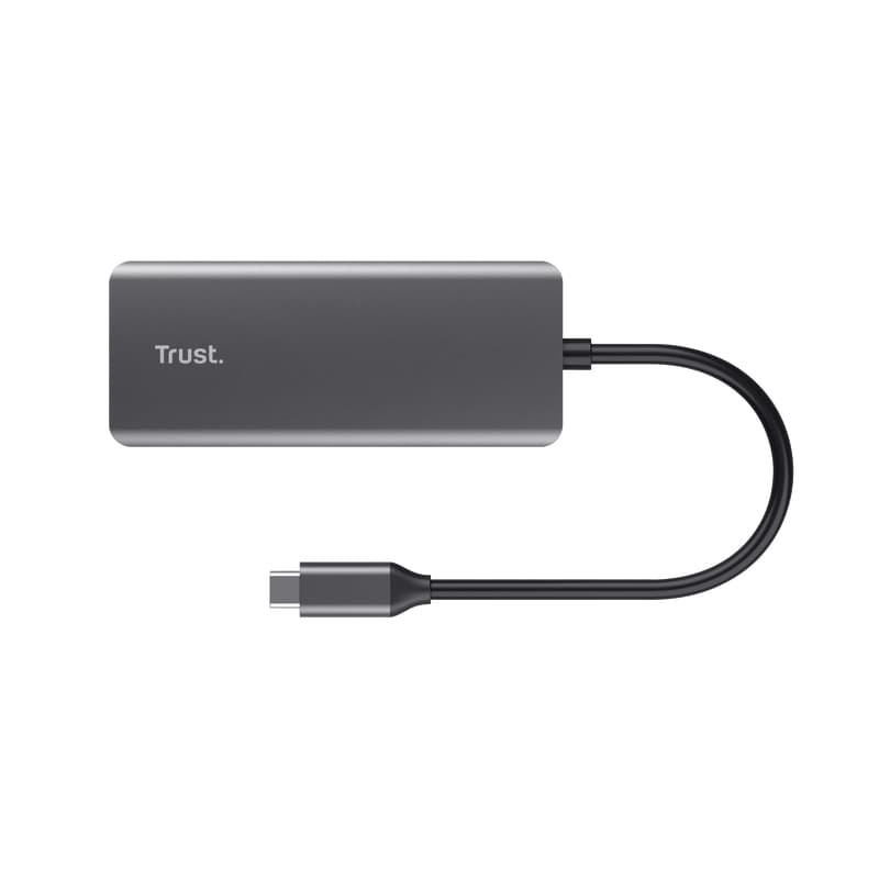 Adapter Trust Dalyx 6-in-1 USB-C multipoort grijs 5